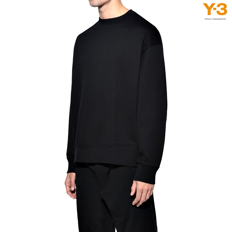  Y-3 Signature Graphic Sweatshirt/BLACK