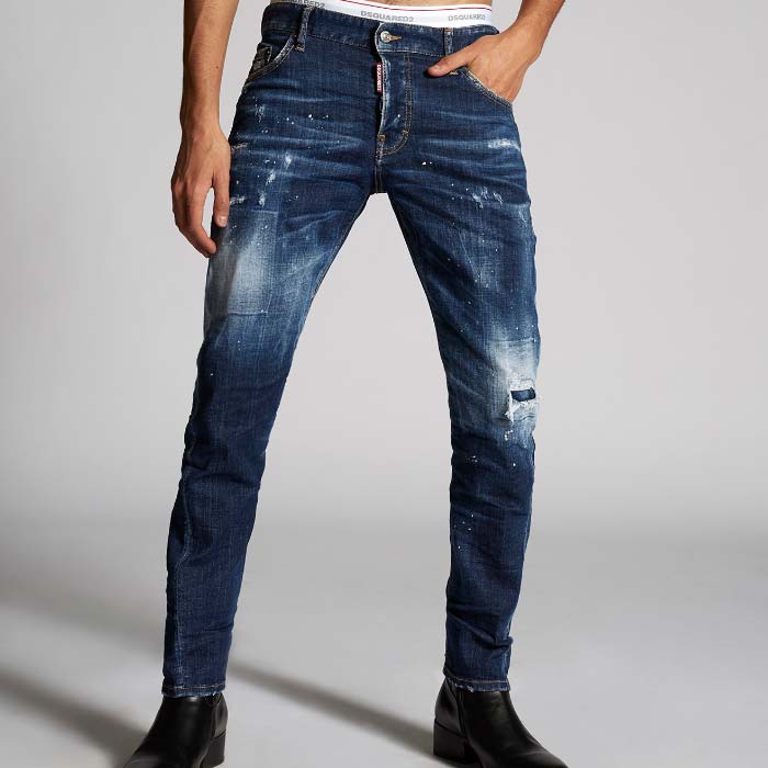 DSQUARED2 Under Patch Sexy Twist Jeans